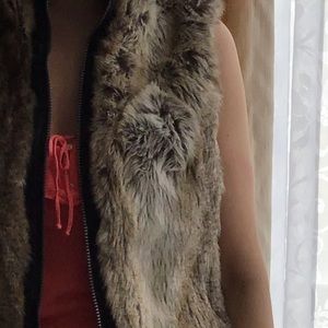 Warm Furry Sleeveless West/Jacket